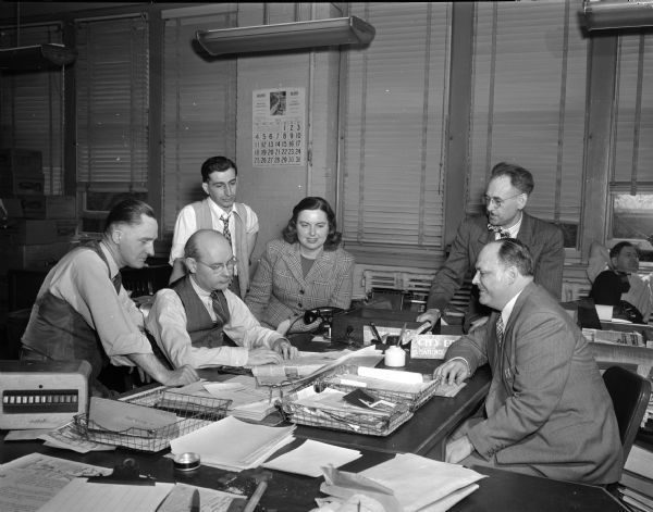 Editorial staff, 1947